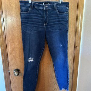 KUT FROM THE KLOTH Donna Fab AB Distressed Ankle Jeans, Size 16